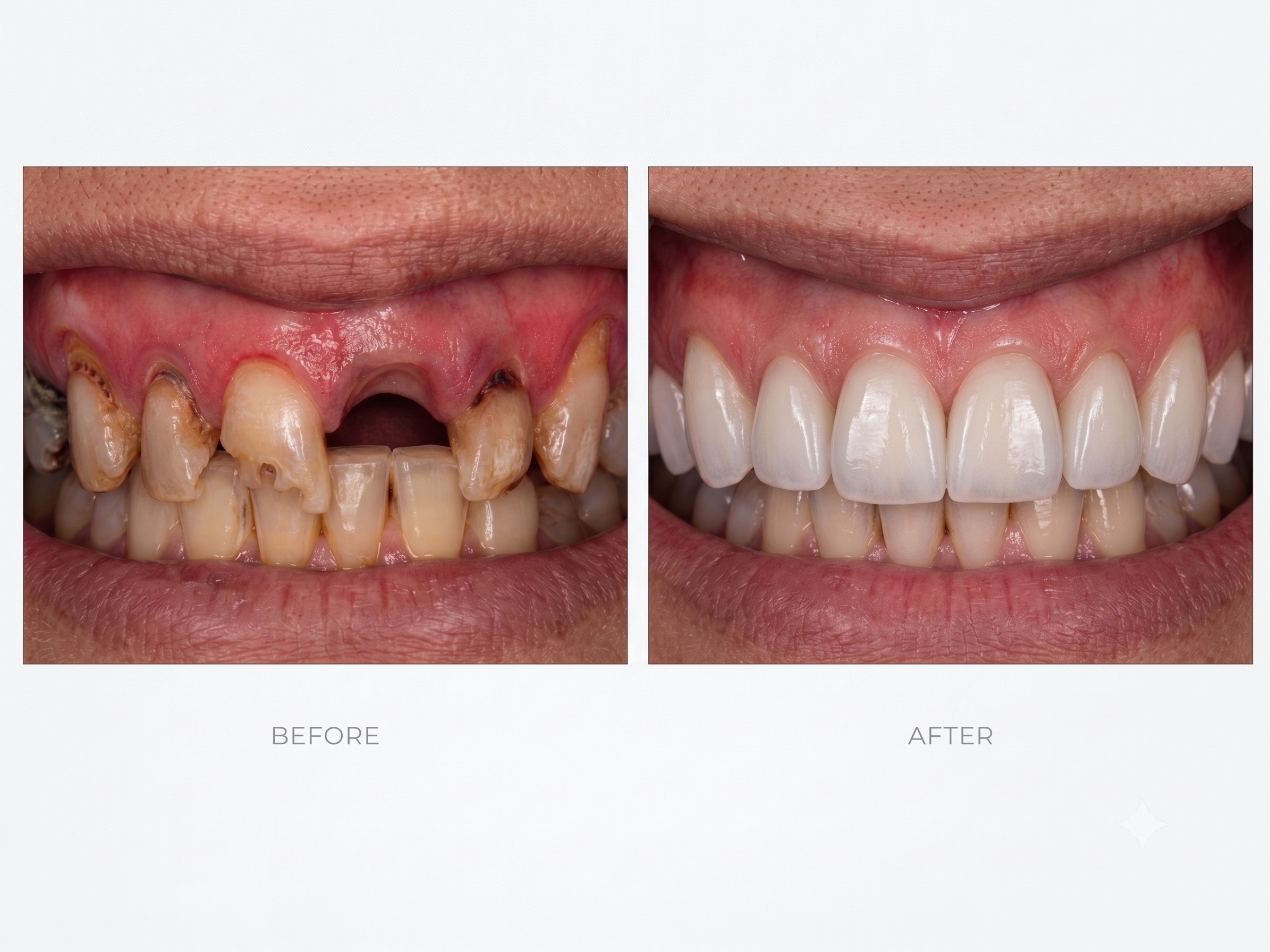Implant bridge result North Hollywood